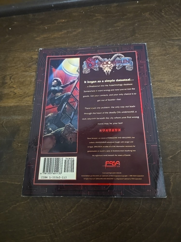 DNA/DOA Shadowrun FASA #7301