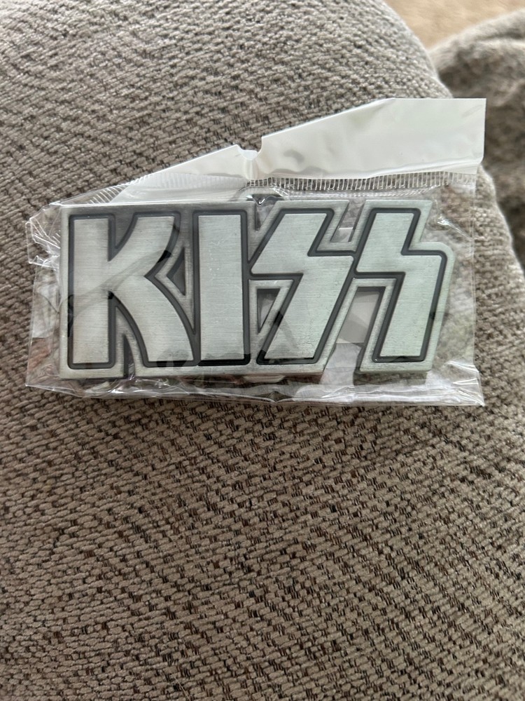 KISS Belt Buckle , rock n' roll band music logo, kiss concert, kiss tour, NEW