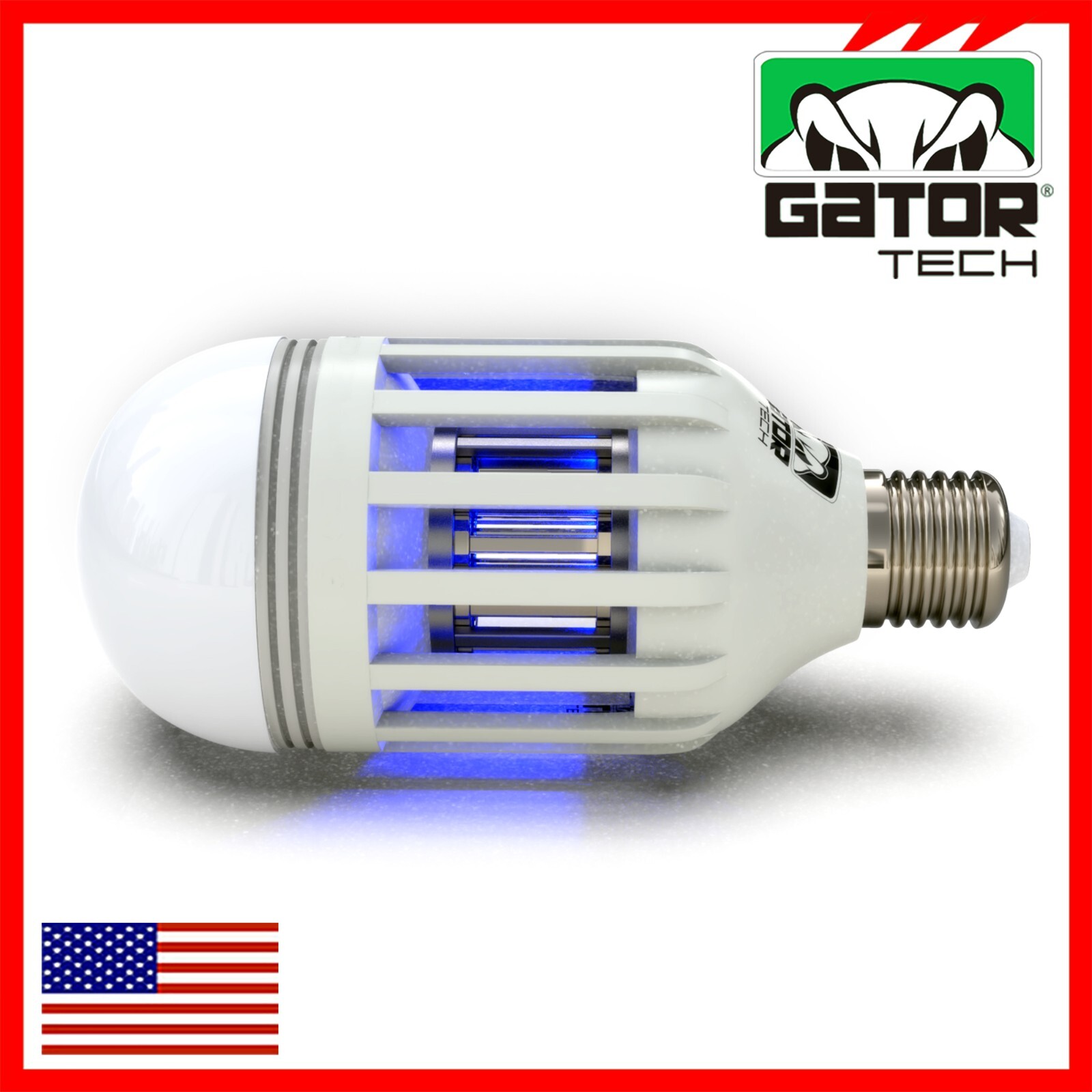 Insect Bug Mosquito Zapper Light Bulb Fly Trap Killer Indoor Outdoor UV Led Lamp