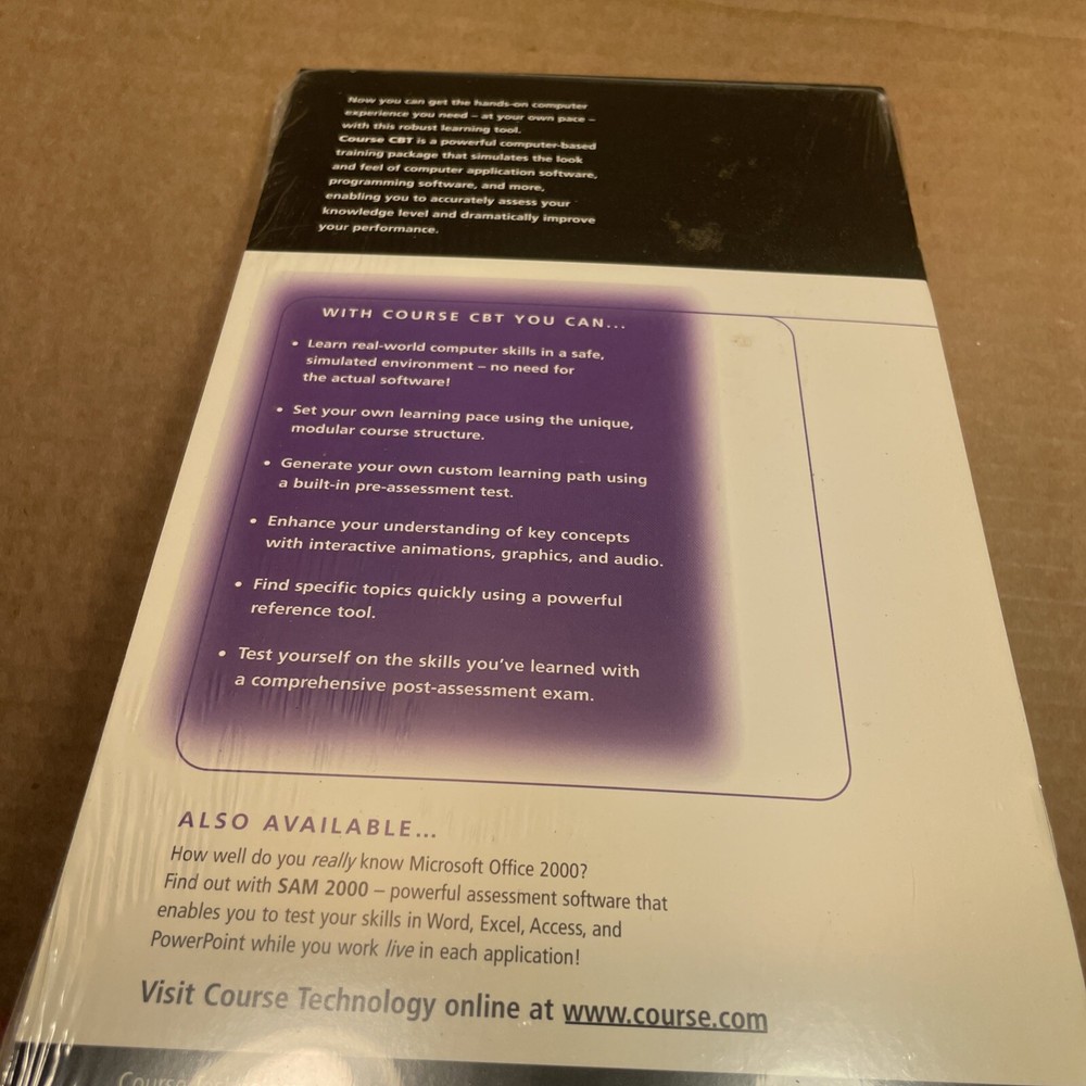 NEW Course Technology CTB Learning Software Microsoft Office 2000 w/ Windows 98