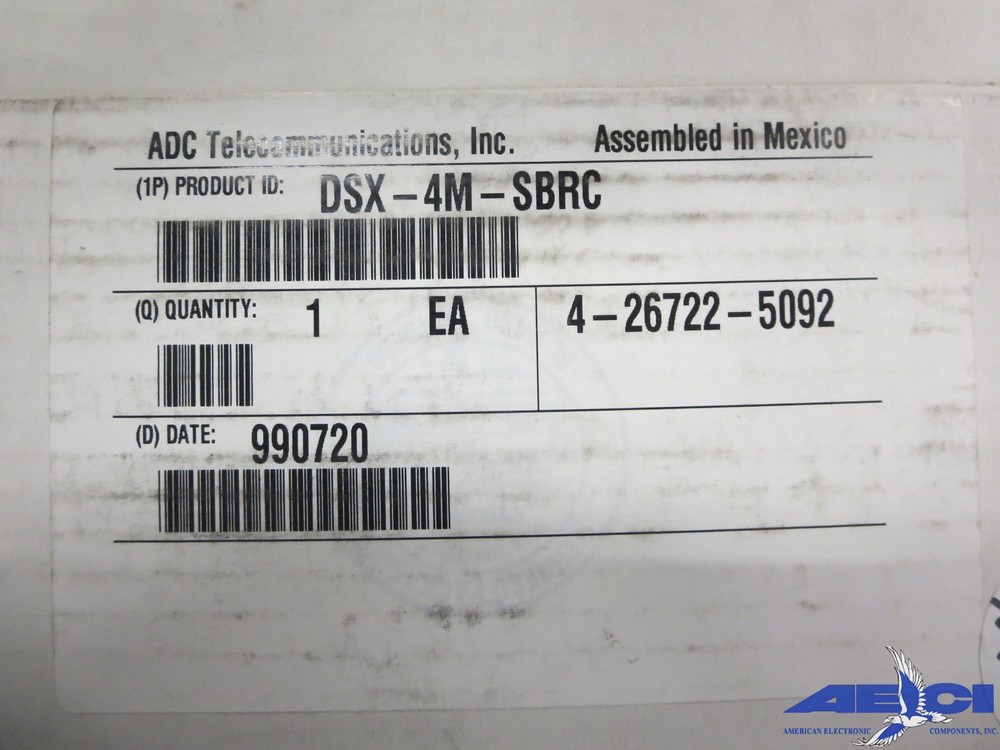 ADC DSX-4M-SBRC CROSS CONNECT MODULE; T3PXA302AA