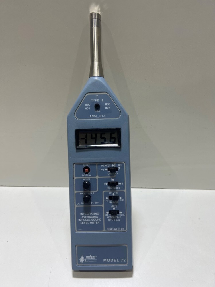 PULSAR 72 Integrating Averaging Impulse Sound Level Meter