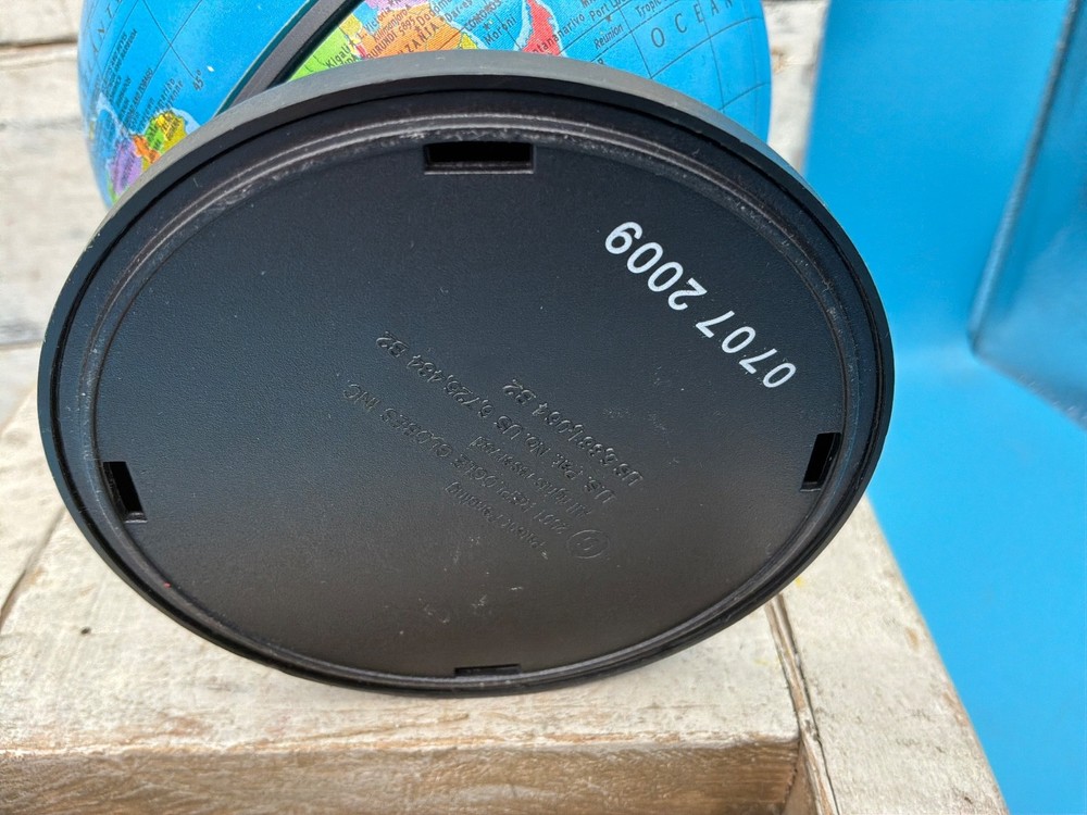 Replogle Mini Globe, 2001, 5.5”H, Dual Direction