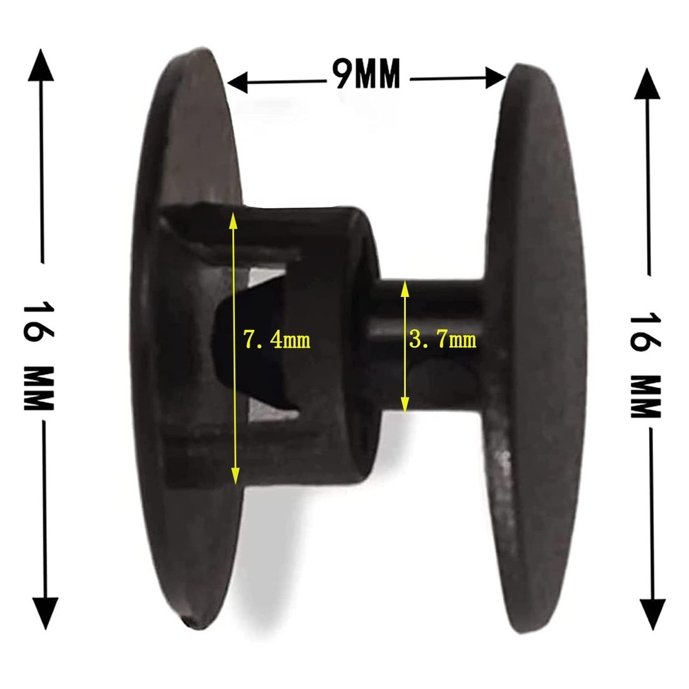 6 Sets Replacement Rivets Button Strap Compatible for Clog Shoe Strap 16mm Si...