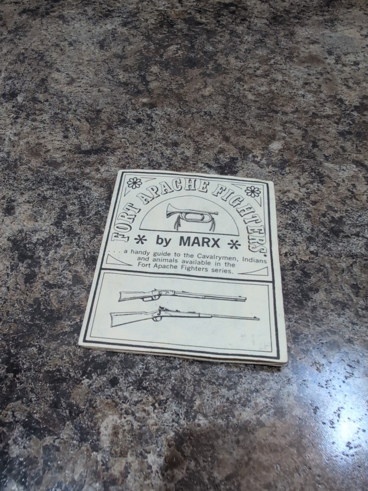Vtg Fort Apache Playset Fighter Guide Marx