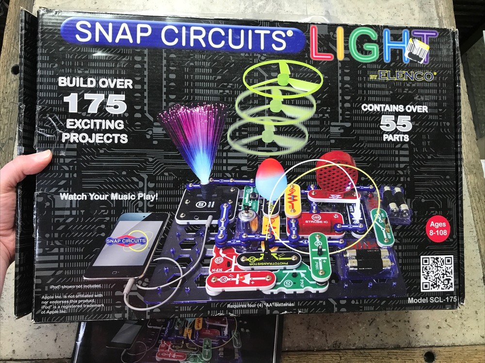 Elenco Snap Circuits LIGHT (SCL-175) Educational Electronics 100% Complete