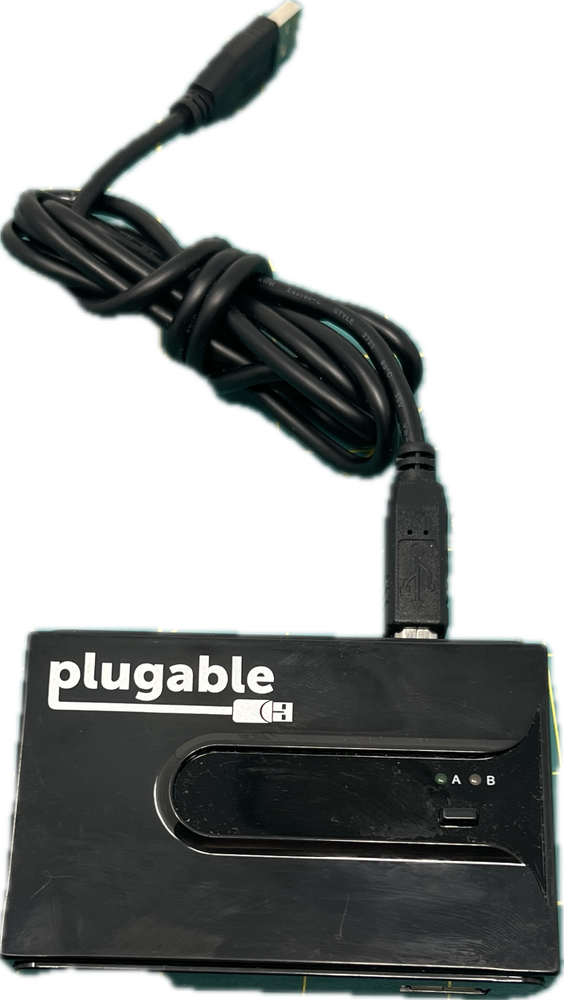 Plugable USB 2 Switch for One-Button USB Device Port Sharing Between 2 Computers