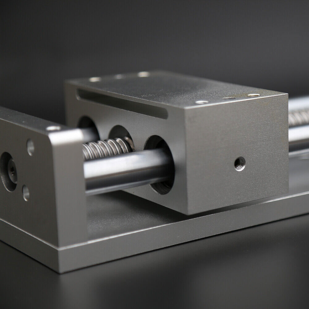 16" Manual Sliding Table CNC Slide Ballscrew Linear Stage Actuator Module 200mm