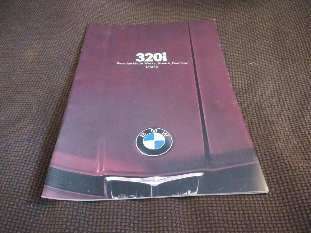 1978 BMW 320i Sales Brochure Catalog