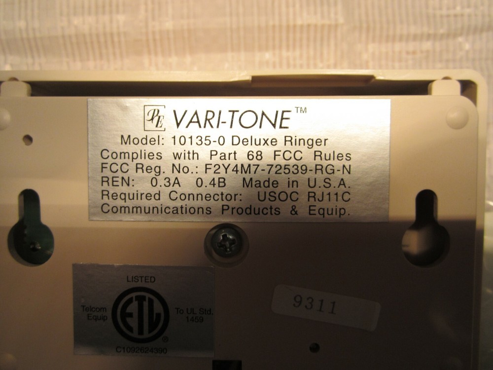 VARI-TONE RINGER 10135