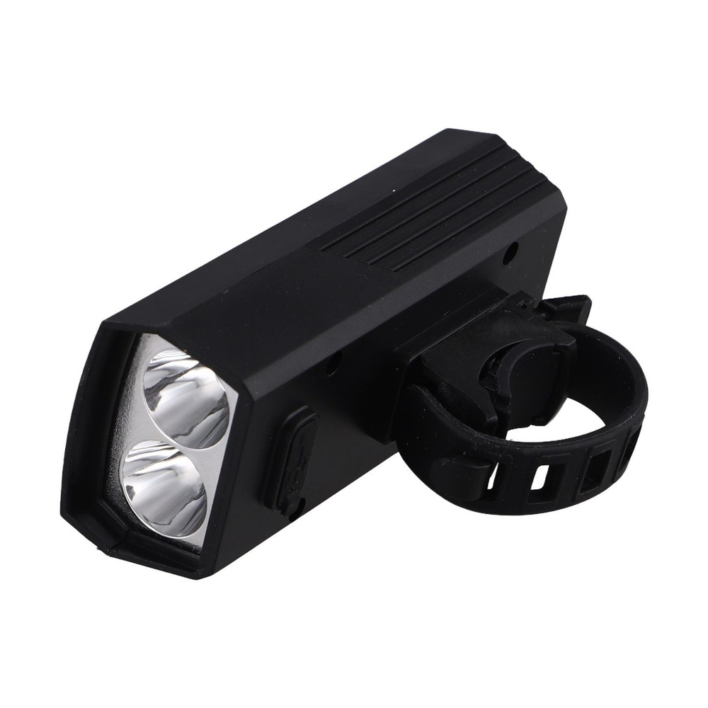 Multi Functional LED Bicycle Headlight with Solar and USB Charging Capabilities