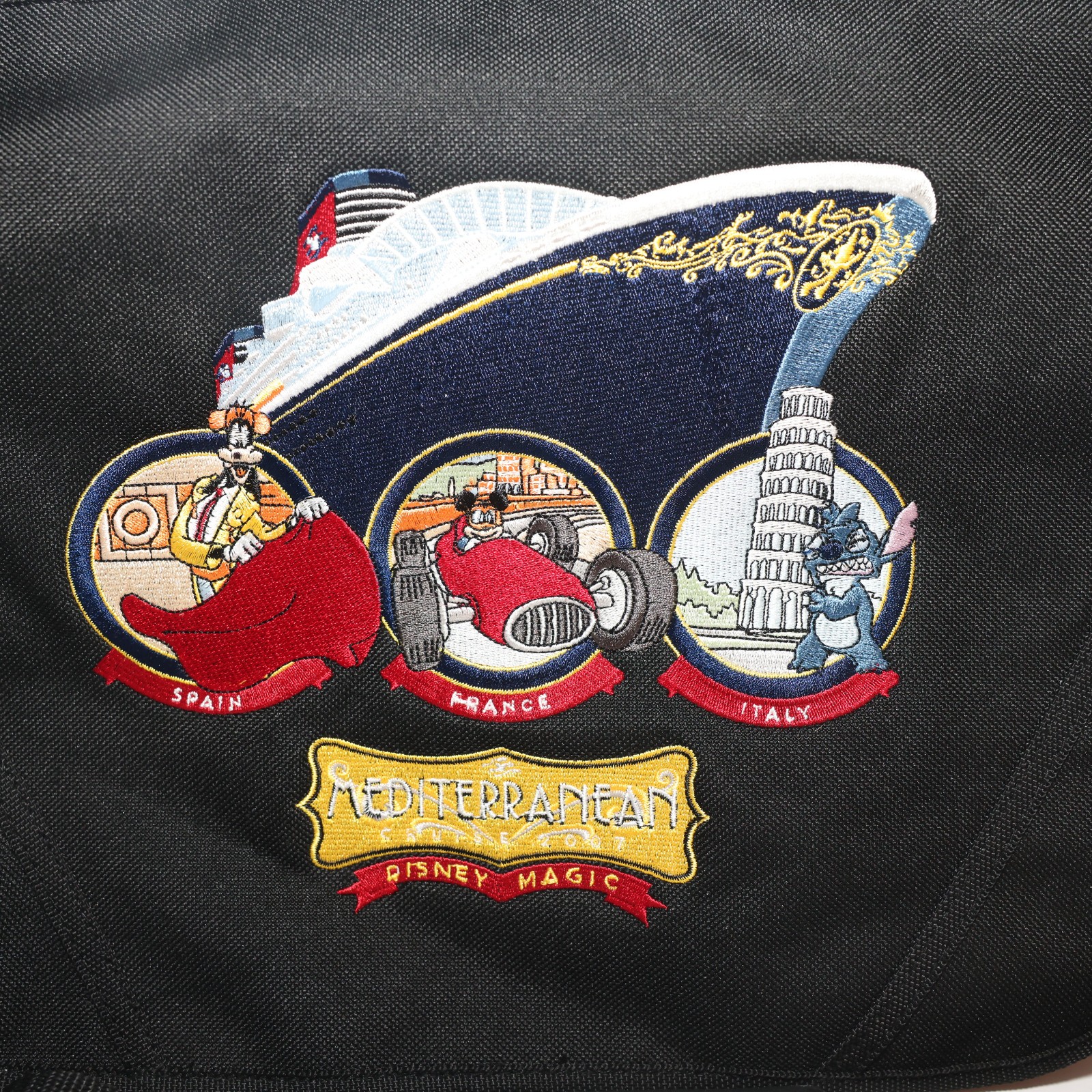 Walt Disney's Magic Cruise Line Cross Body Bag Mediterranean Spain France Italy