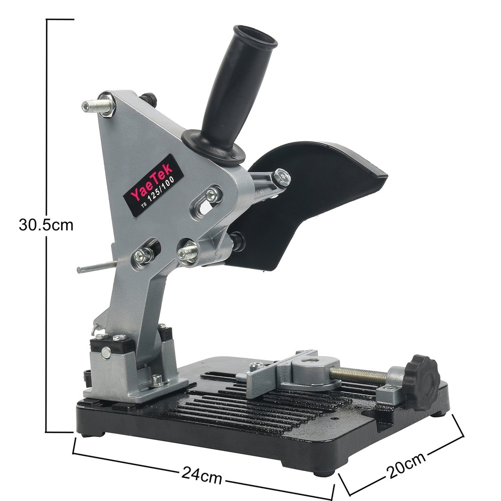Angle Grinder Stand Grinder Holder Cutter Support Cast Iron Base Angle Mill4"-5"