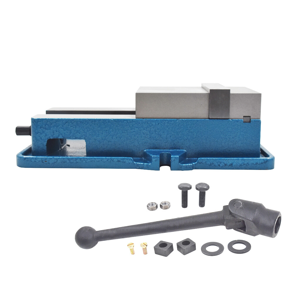 5" Lockdown CNC Milling Machine Vise Clamping Vice Precision Without Base