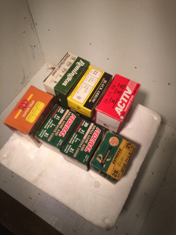 Lot Of Seven Empty Shotgun Shell Boxes