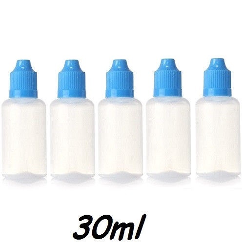 5ml 10ml 30ml 50ml Empty Plastic Squeezable Dropper Bottles Eye Liquid Droppers