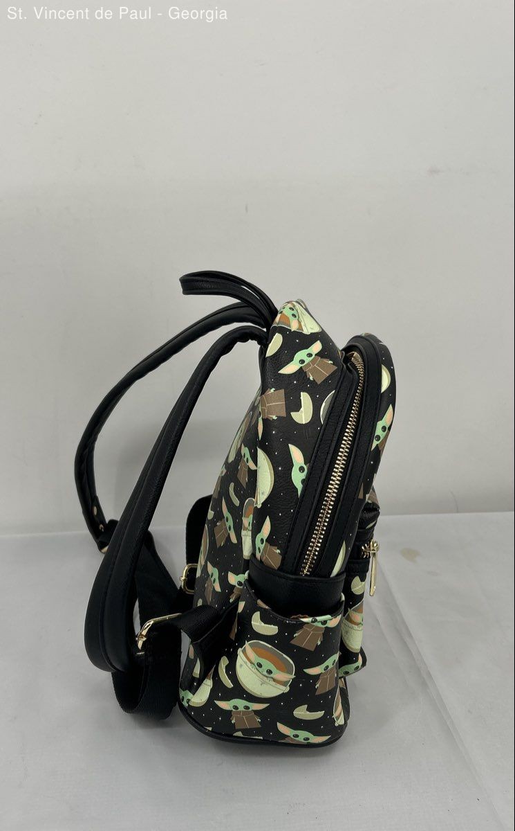Disney Parks Loungefly Grogu Baby Yoda STAR WARS Mandalorian Mini Backpack VGC