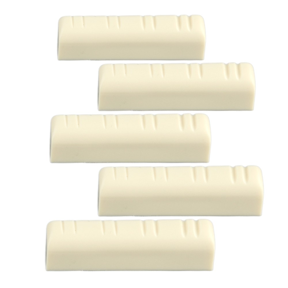 5Pcs Mandolin Bridge Nut 8 String Plastic 3.5cm Universal Instrument Accesso FFG
