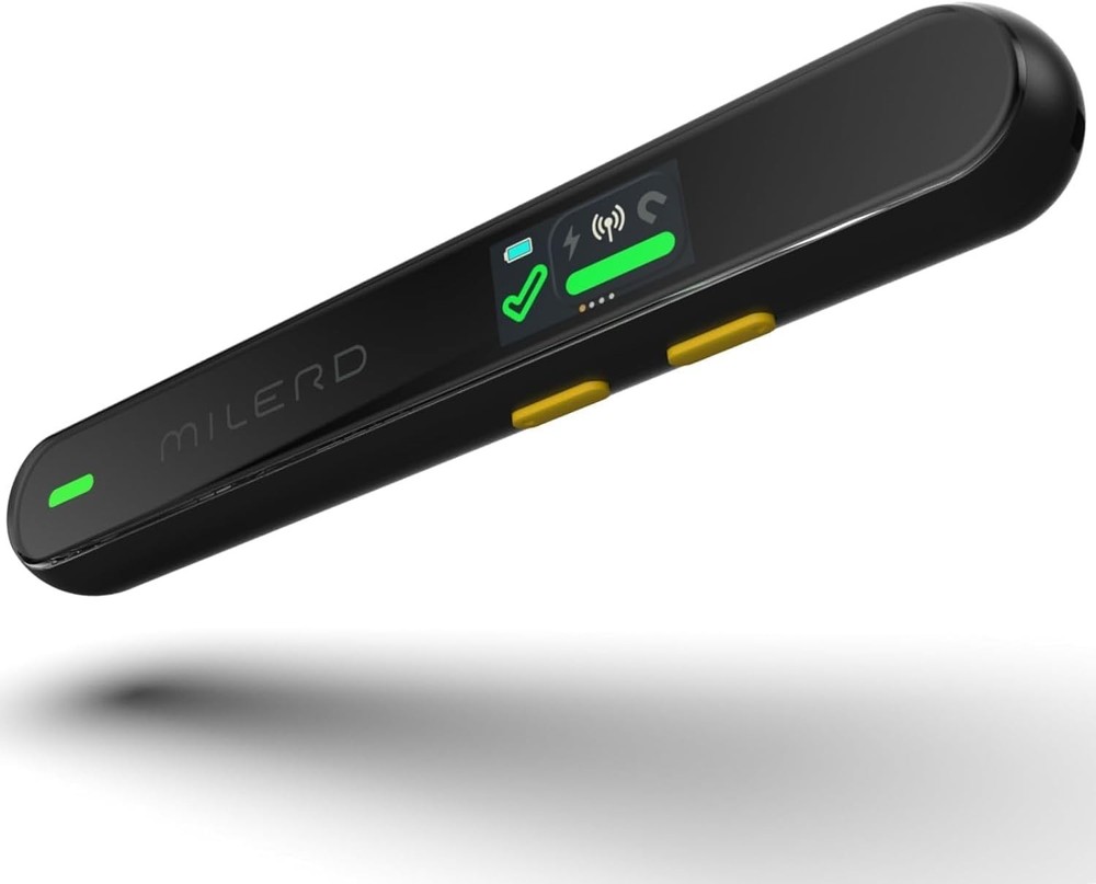 Light Black Rechargeable EMF Detector: Track Exposure with Precision and Ease!