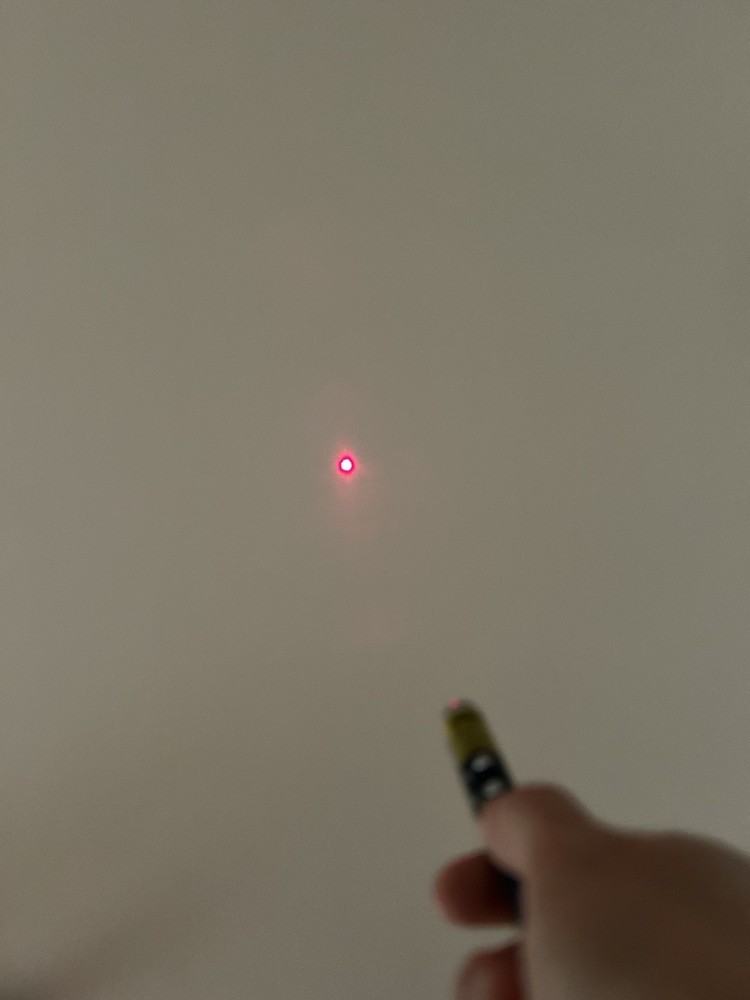 Infiniter LR1 Red Laser Pointer Pen, Remote Page Controller, USB, Battery