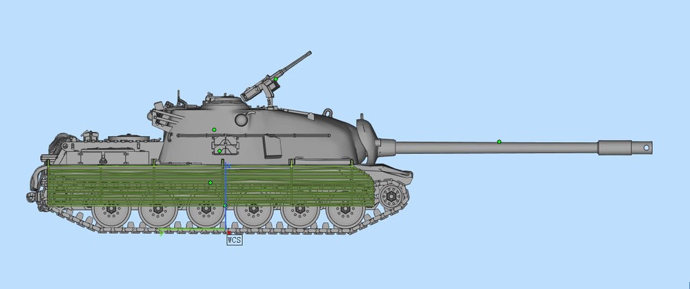 3D Printed 1/72 M-a TS-5 attack vehicle Model Kit Unpainted-