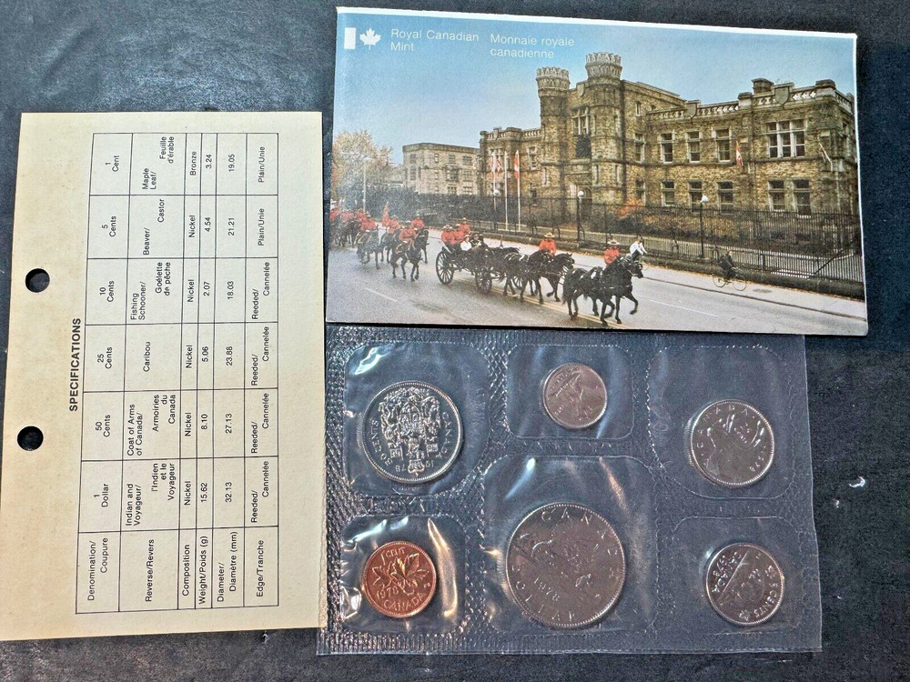 1978 Mint Set Royal Canadian Mint Brilliant Uncirculated