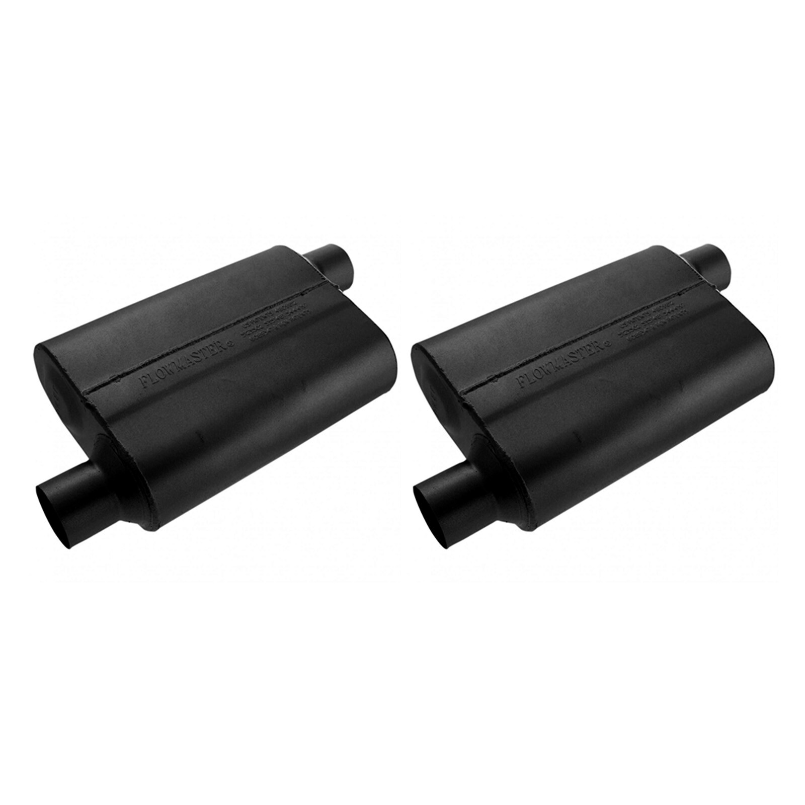 Flowmaster 40 Series Mufflers 2.5" Offset Inlet & Outlet Universal Set of 2