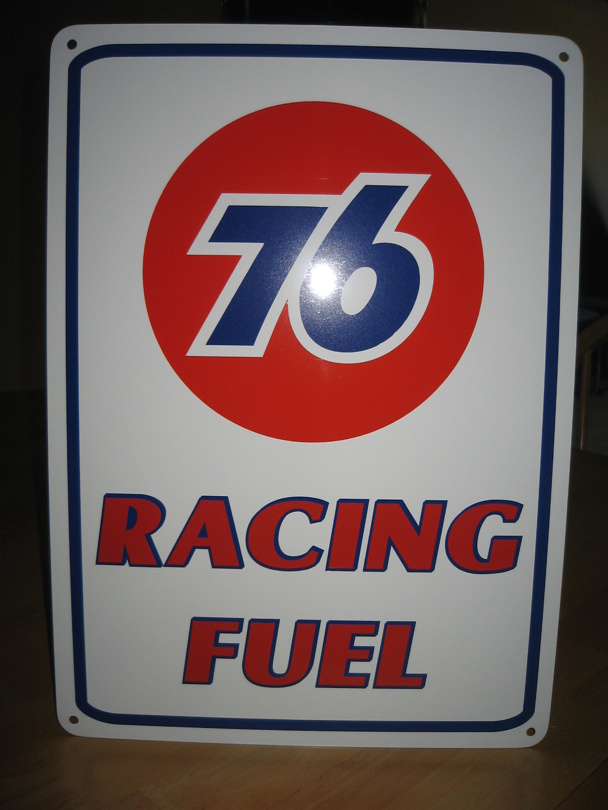 UNION 76 Racing Fuel Gas Pump SIGN Service Station unicol oil Advertising 10day