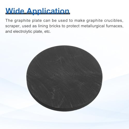 Round Graphite Block Disk Ingot High Purity Graphite Electrode Plate Sheet