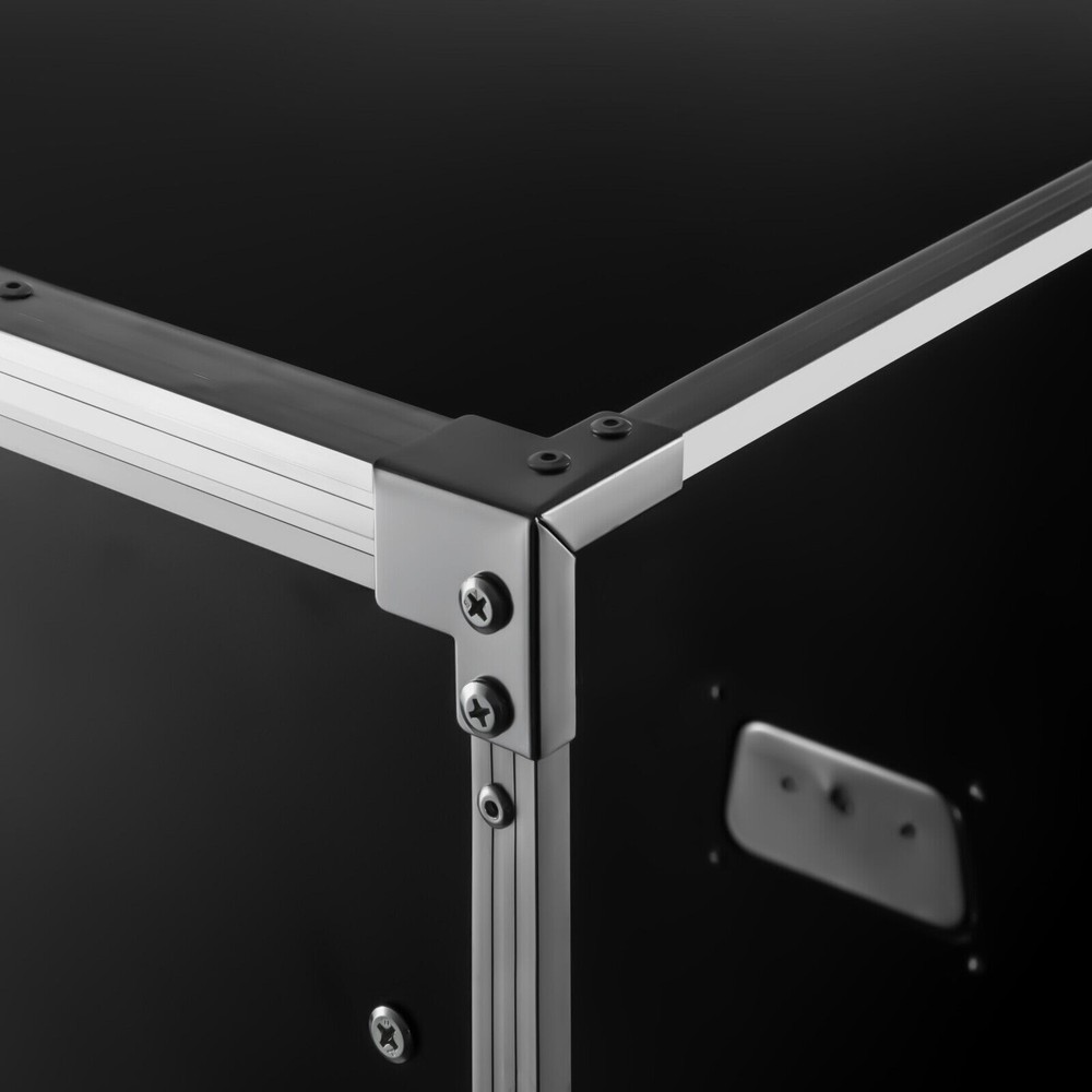 16U Server Rack Open Frame Rolling Network Data Rack 19 inch w/ Casters 4 Post!