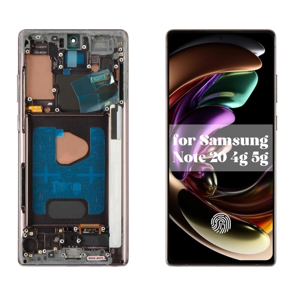 OLED For Samsung Note 20 LCD Display Touch Screen Replacement N980 N981 + Frame