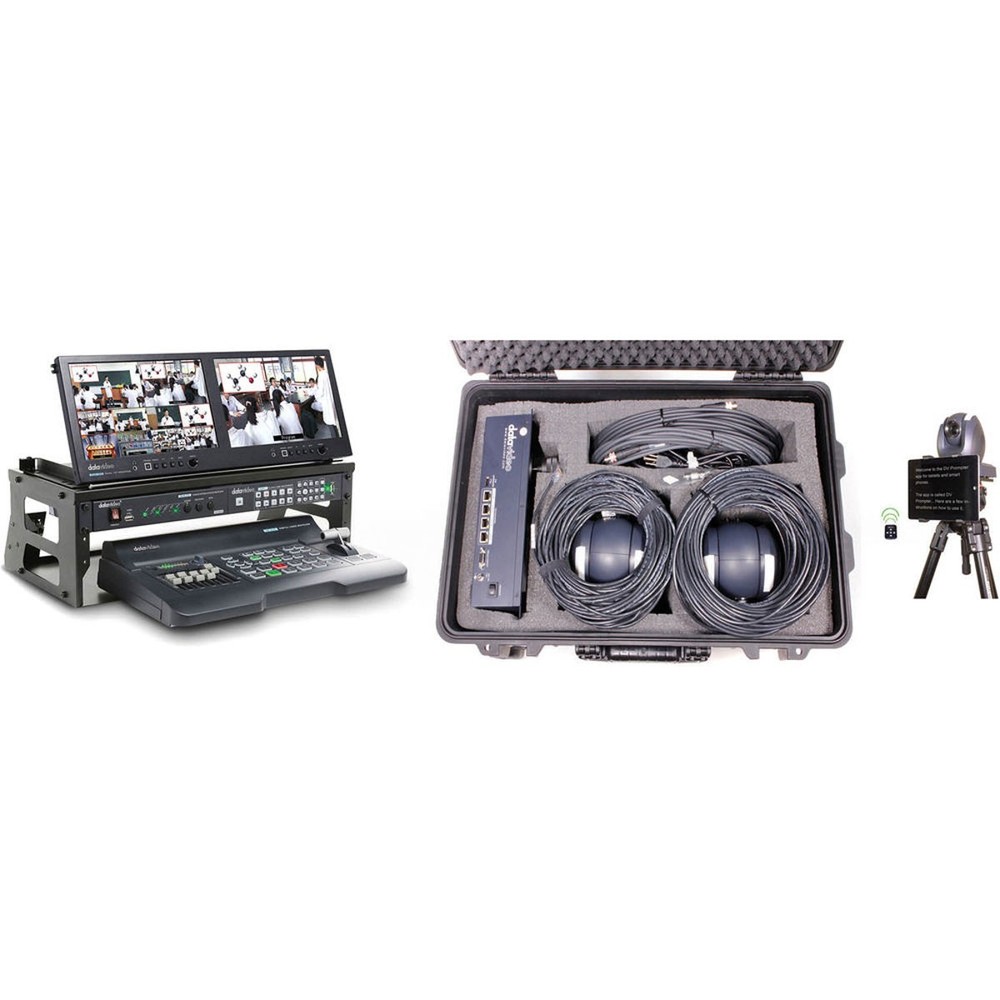 Datavideo 2-Camera Portable Video Production Bundle for Schools