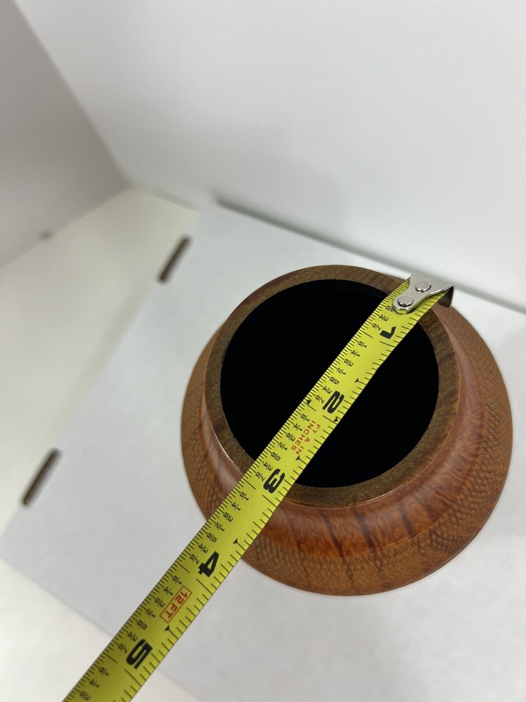 Wood Look Plastic Vase