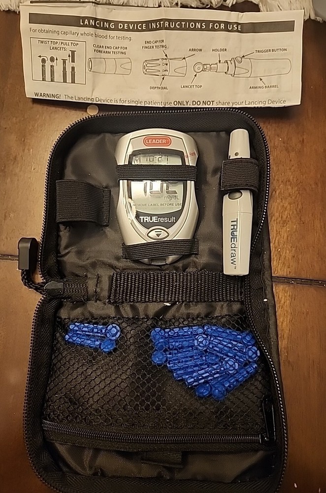 True Result Blood Glucose Meter With Case