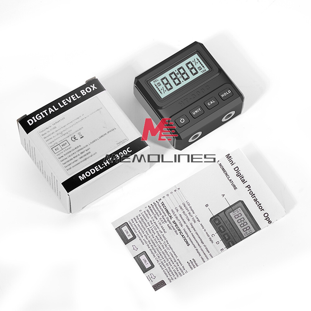 Magnetic Digital Protractor Angle Finder Bevel Gauge Inclinometer Level Meter