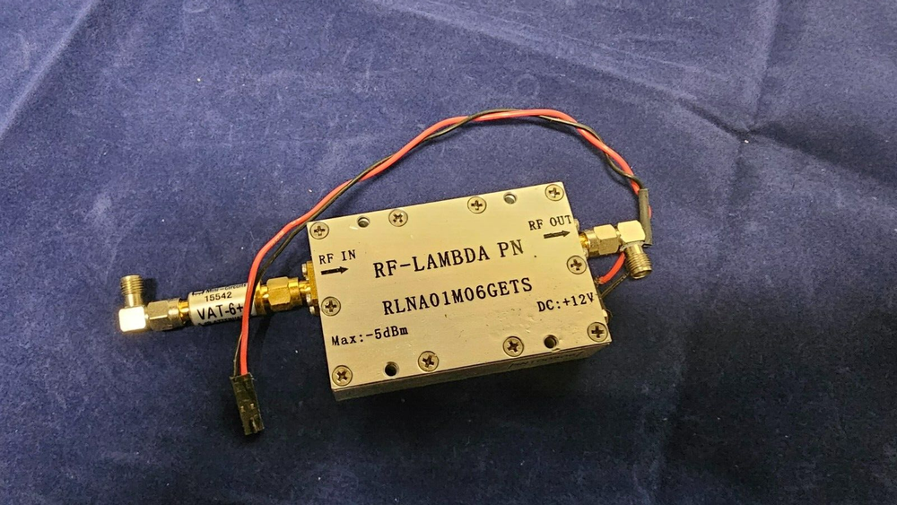 1 ETS-LINDGREN RF-Lambda RLNA01M06GETS Low Noise Amplifier VAT-6+