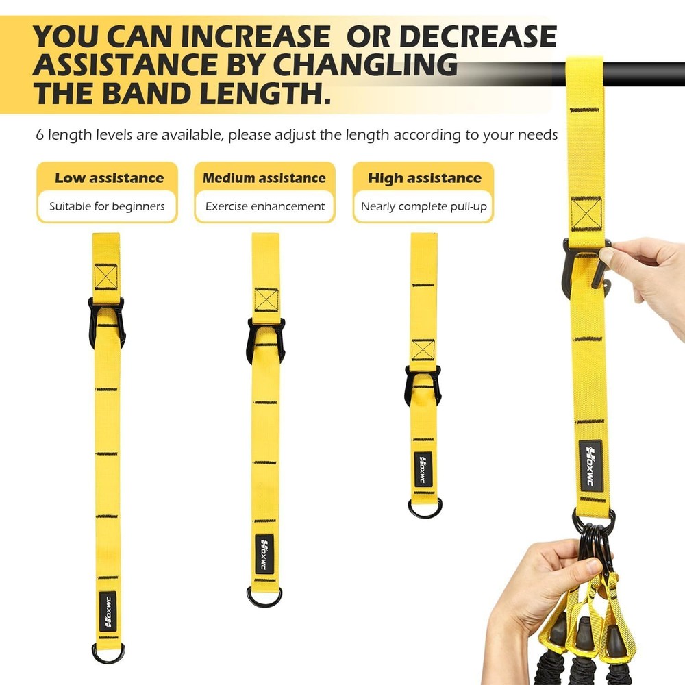 Pull Up Assistance Bands, Adjustable Heavy Duty Resistance Band for Pull Up, ...