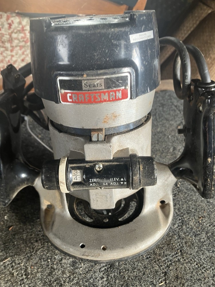 Craftsman Router with Mounting Base Plate