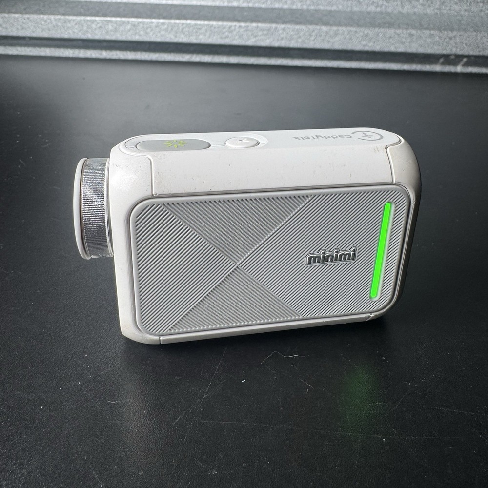CaddyTalk Minimi Golf Laser Rangefinder Distance Measuring Device - Used