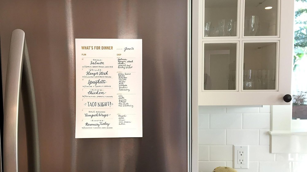 Two Tumbleweeds Meal Planning Notepad 6x9", 6 x 9"