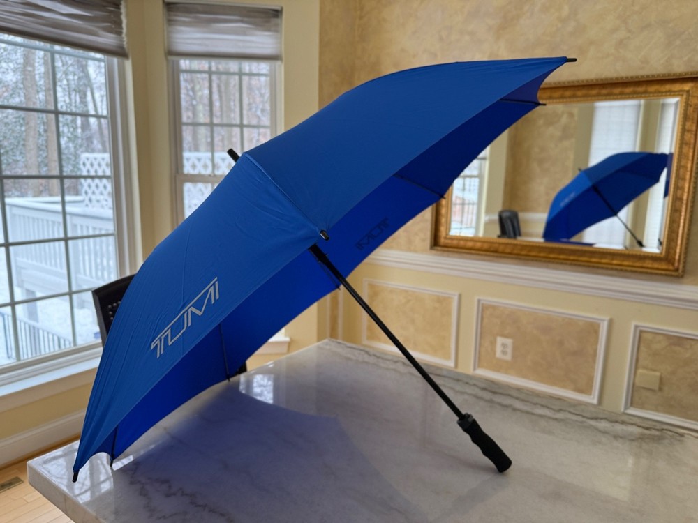 Tumi Blue Logo Umbrella 100% Authentic