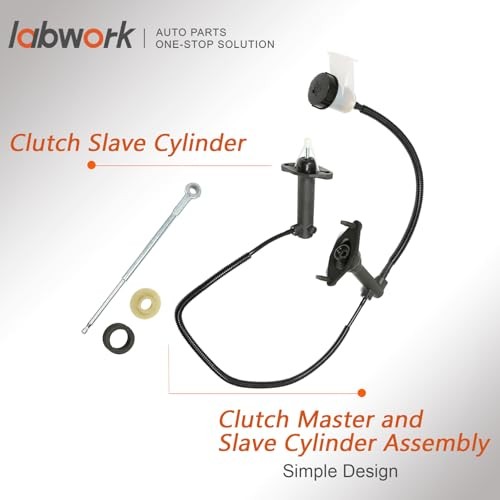 Pre-Filled Clutch Master and Slave Cylinder Assembly Replacement for Dakota
