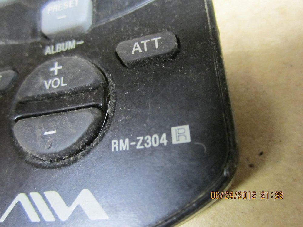 AUDIO REMOTE CONTROL # RM-Z304 RMZ304