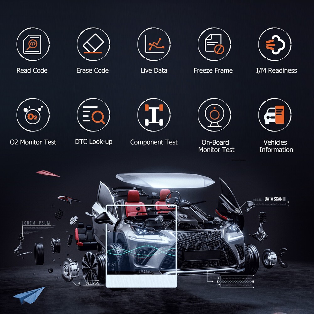 OBDPROG M500 Mileage Odometer Correction Diagnostic Cluster Calibration Scanner