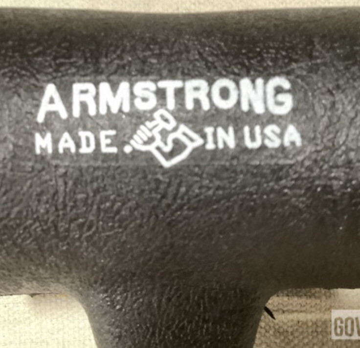 ARMSTRONG 69-017 SOFT FACE HAMMER 2" Face DIAMETER Blue