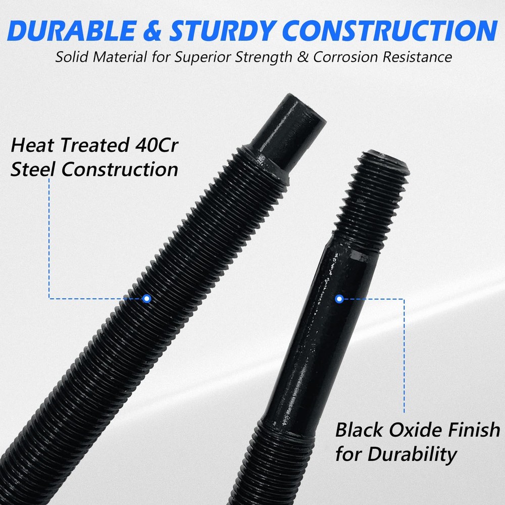 5Pcs Harmonic Balancer Installer Set, Extra Long Crank Pulley Damper Installa...