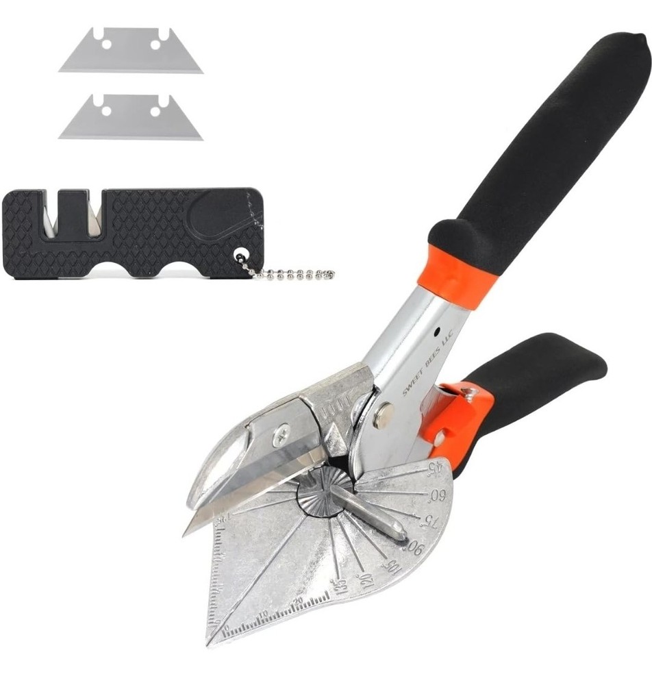 Miter Shears w/ Extra Blades 45-135 Degree Cutter Tool