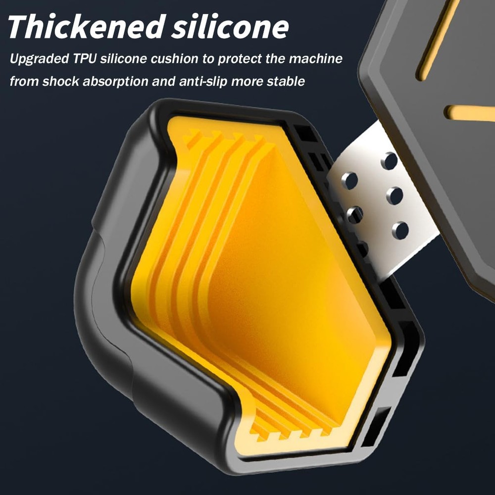 AUCELI Motorcycle & E-Scooter Phone Mount 360° Rotatable Quick Release Clip