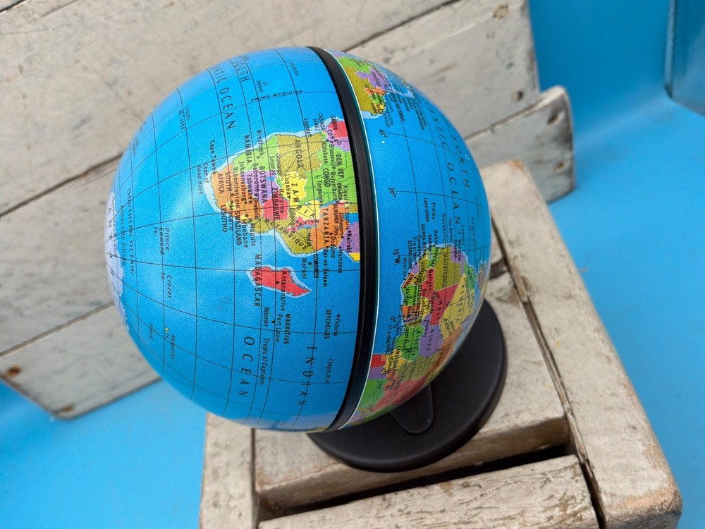 Replogle Mini Globe, 2001, 5.5”H, Dual Direction