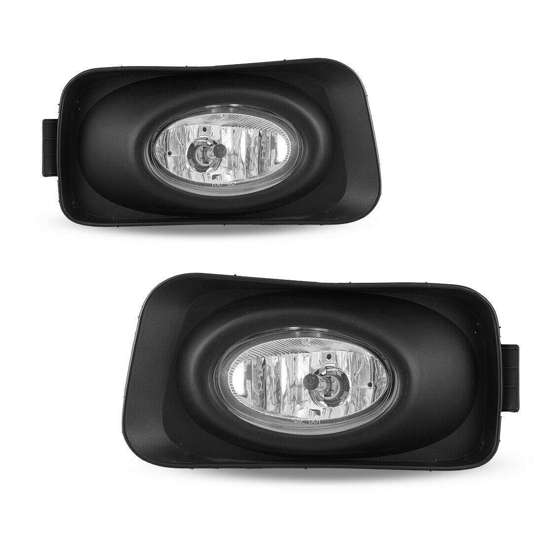For 2004-2005 Acura TSX OE Style Fog Light Driving Lamps Bumper Kit Clear Lens
